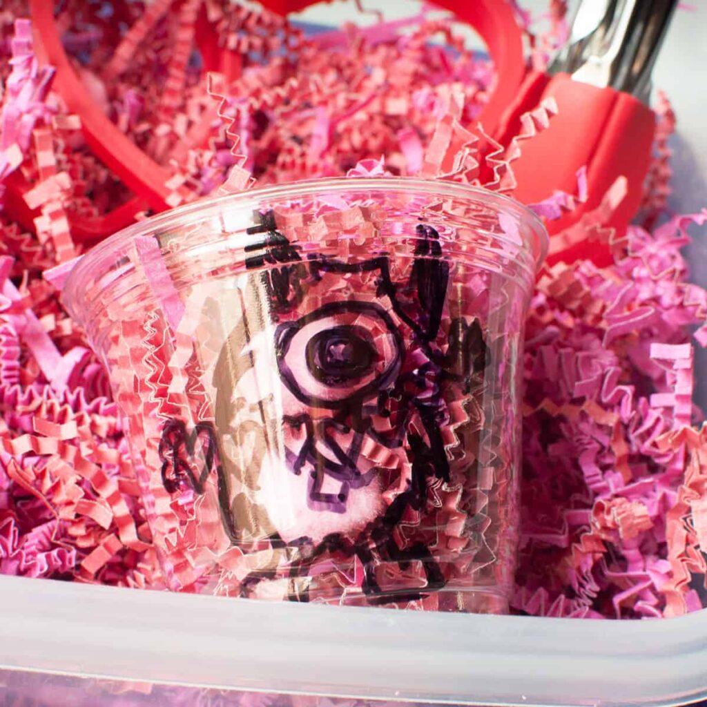 Valentine's Day Sensory Bins - Cultivating Brilliant Minds Valentines Day Love Monsters