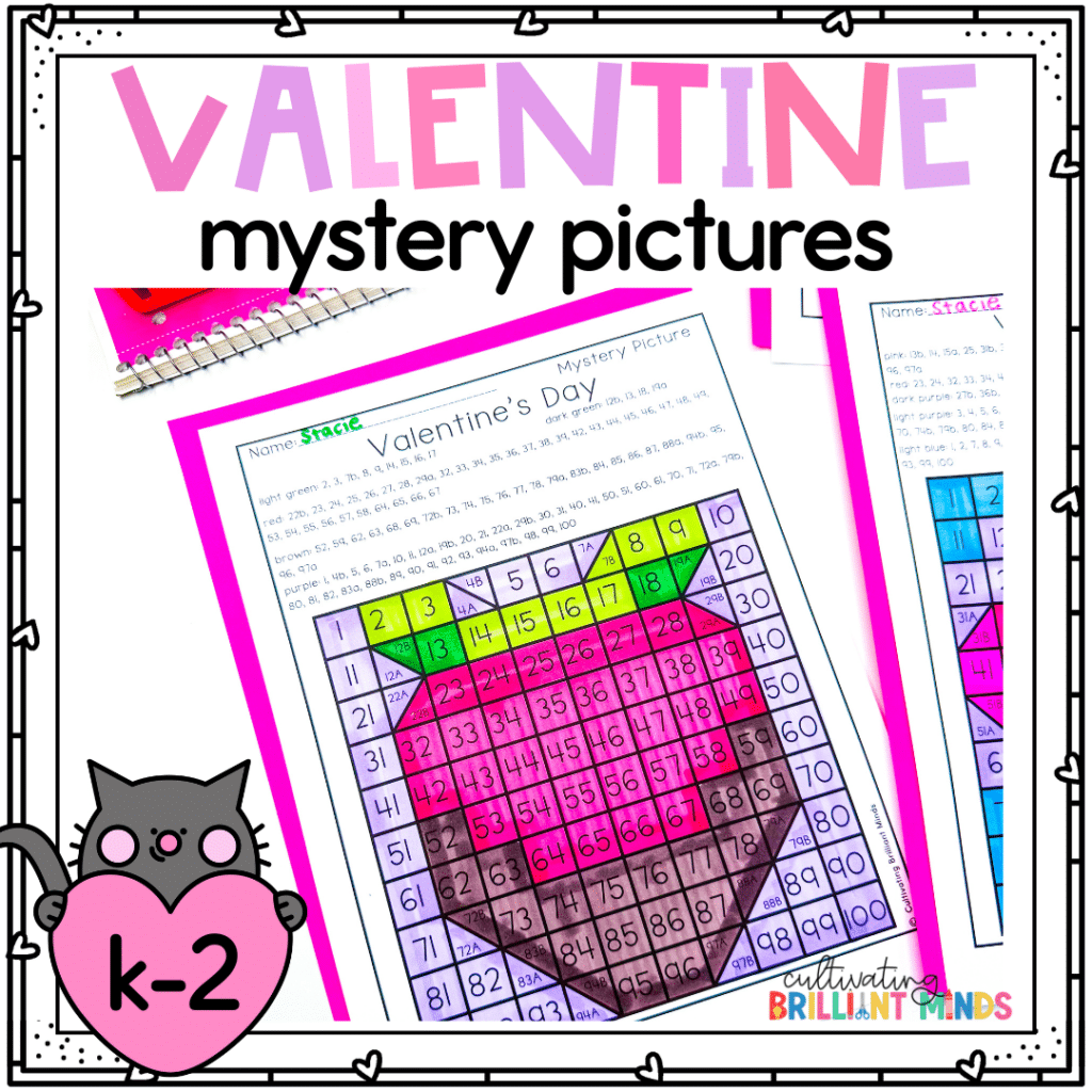 Valentines Day Mystery Pictures - Cultivating Brilliant Minds