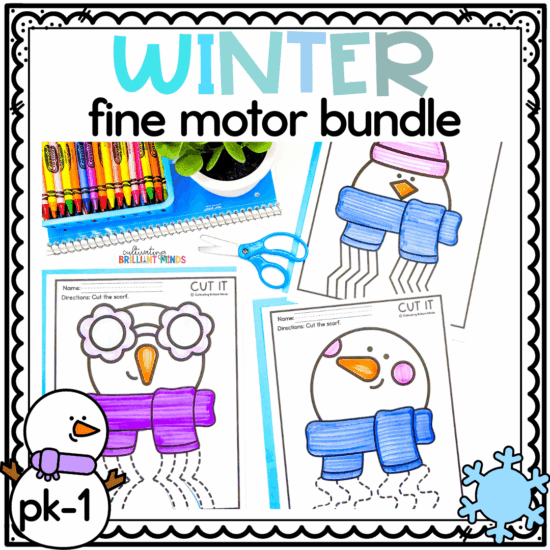 worksheets of snowmen in scarves with dotted lines to cut