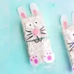 Little Debbie Easter Bunny Cakes - Cultivating Brilliant Minds Little Debbie Easter Bunny Cakes that have construction paper bunny faces, feet, and ears glued onto the wrapper