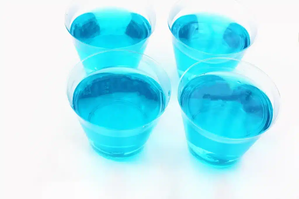 Dr. Seuss One Fish Two Fish Jello Cups - Cultivating Brilliant Minds blue jello cups