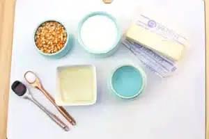 Sheep Popcorn Balls - Cultivating Brilliant Minds ingredients to make the sheep popcorn balls recipe