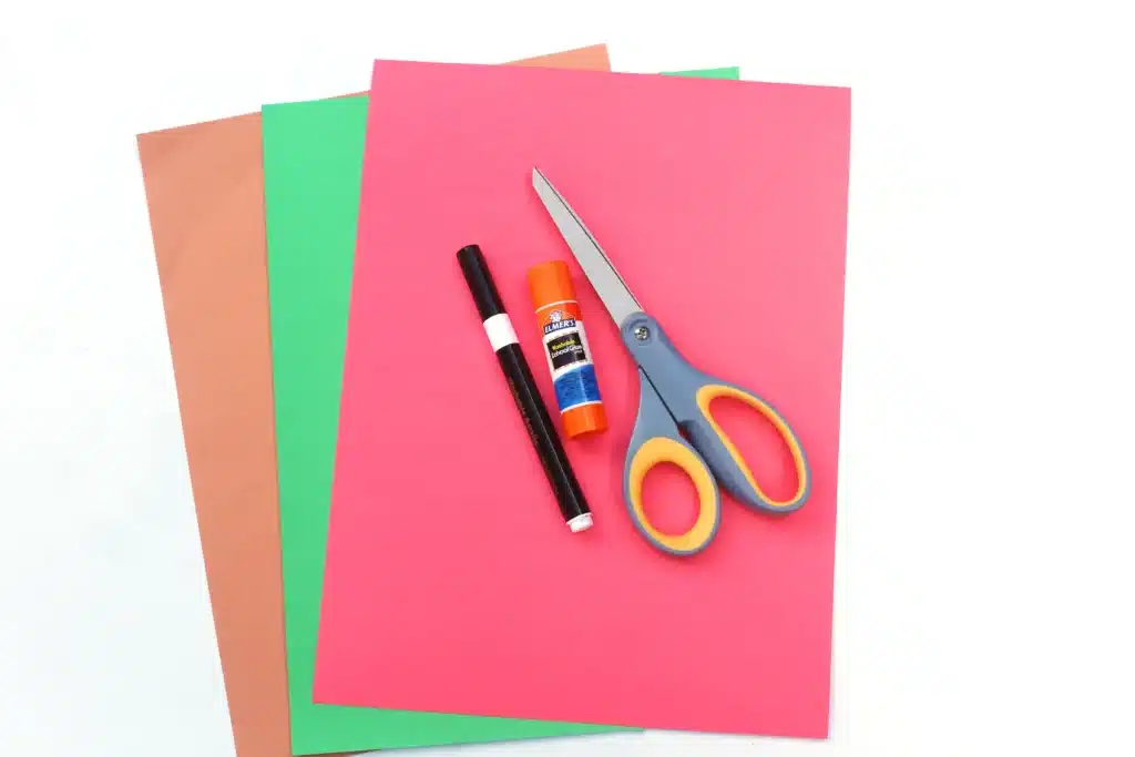 Letter A Apple Craft - Cultivating Brilliant Minds supplies for the letter a craft