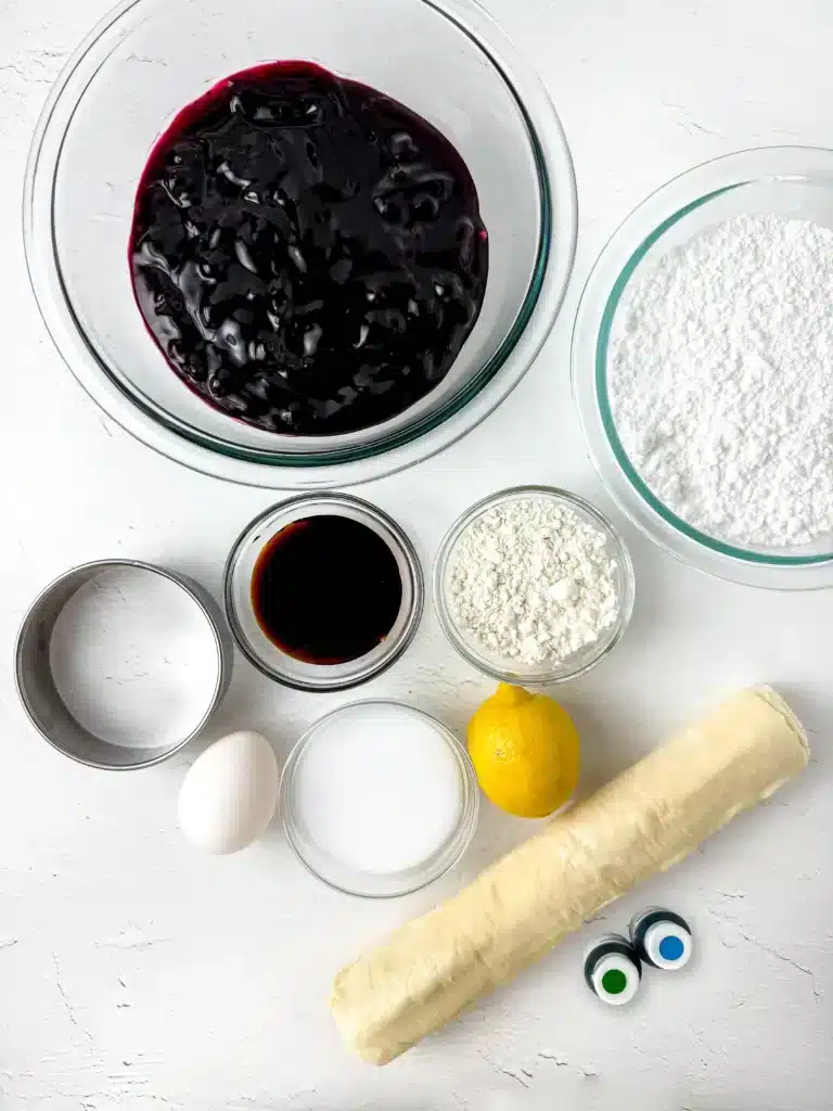 Blueberry Earth Day Hand Pies - Cultivating Brilliant Minds ingredients to make the blueberry earth day hand pies