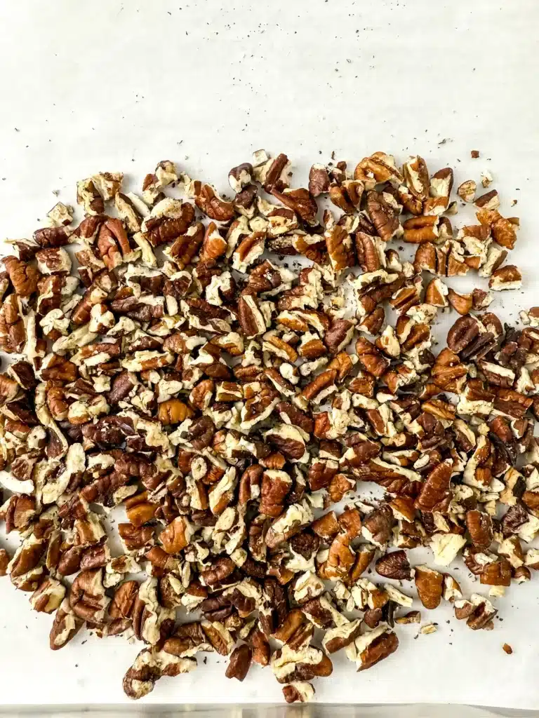 Carrot Cake Jars For Easter - Cultivating Brilliant Minds toasted pecans