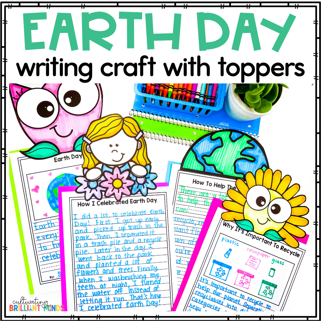 Earth Day Writing Craft - Cultivating Brilliant Minds writing crafts for earth day