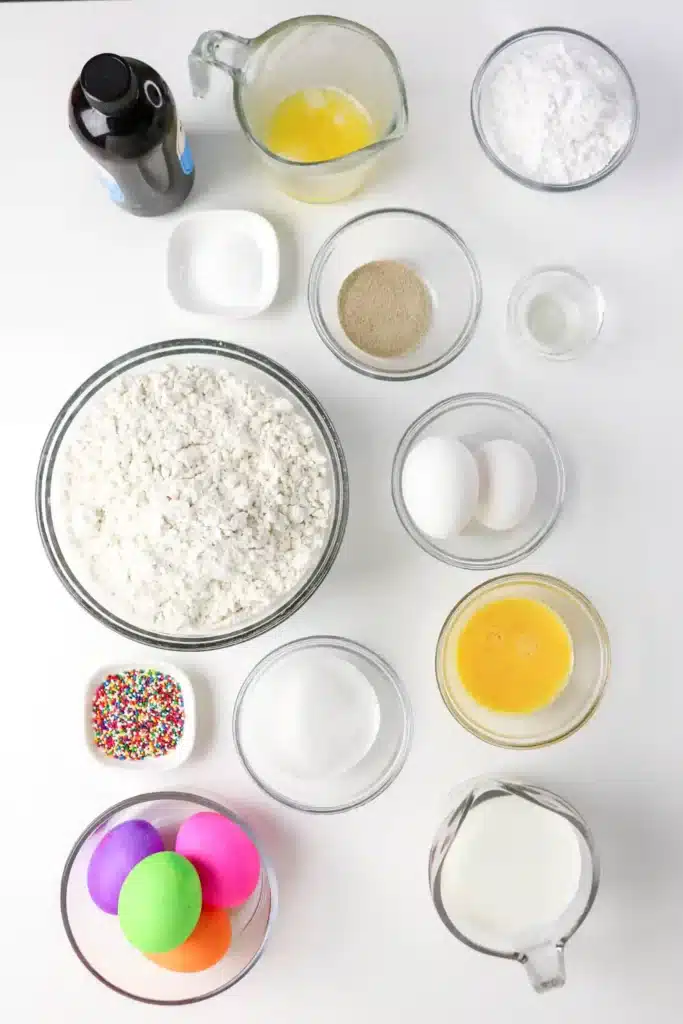 Italian Easter Bread Recipe - Cultivating Brilliant Minds ingredients to make the italian easter bread recipe