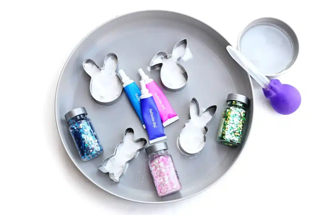 Fizzy Bunny Experiment - Cultivating Brilliant Minds supplies for the fizzy bunny experiment