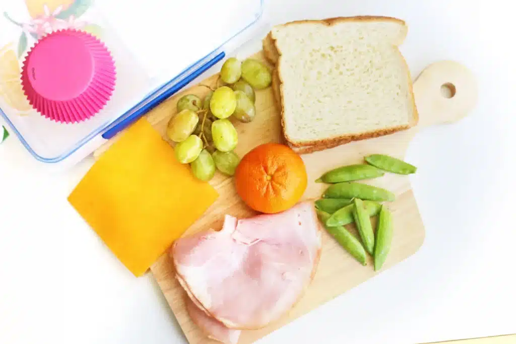 Flower Garden Lunch - Cultivating Brilliant Minds ingredients for the flower garden lunch idea