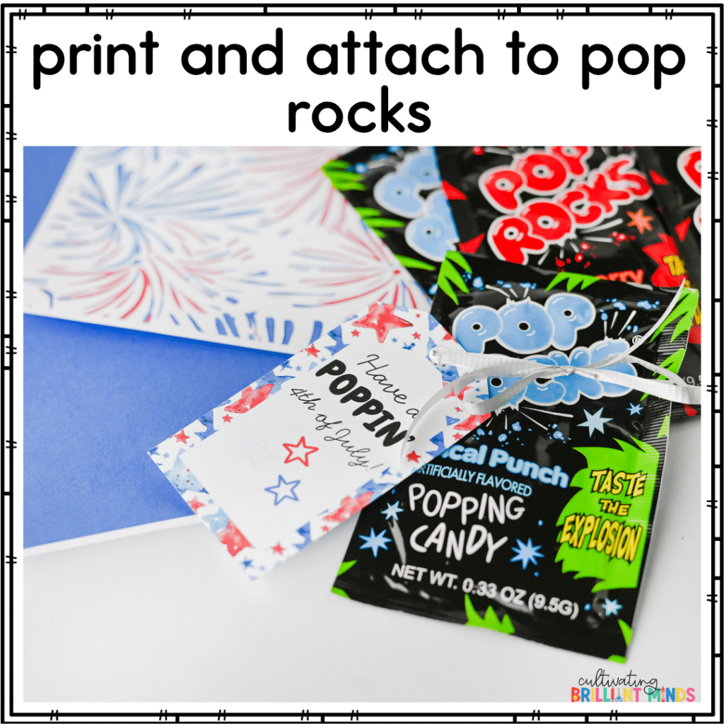 gift tags for the fourth of july