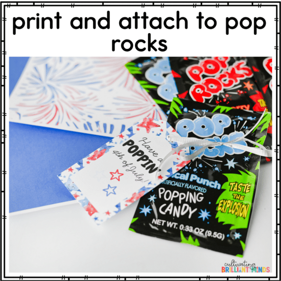 gift tags for the fourth of july