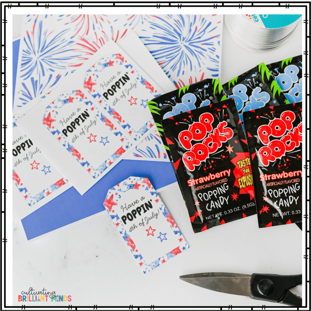 gift tags for the fourth of july