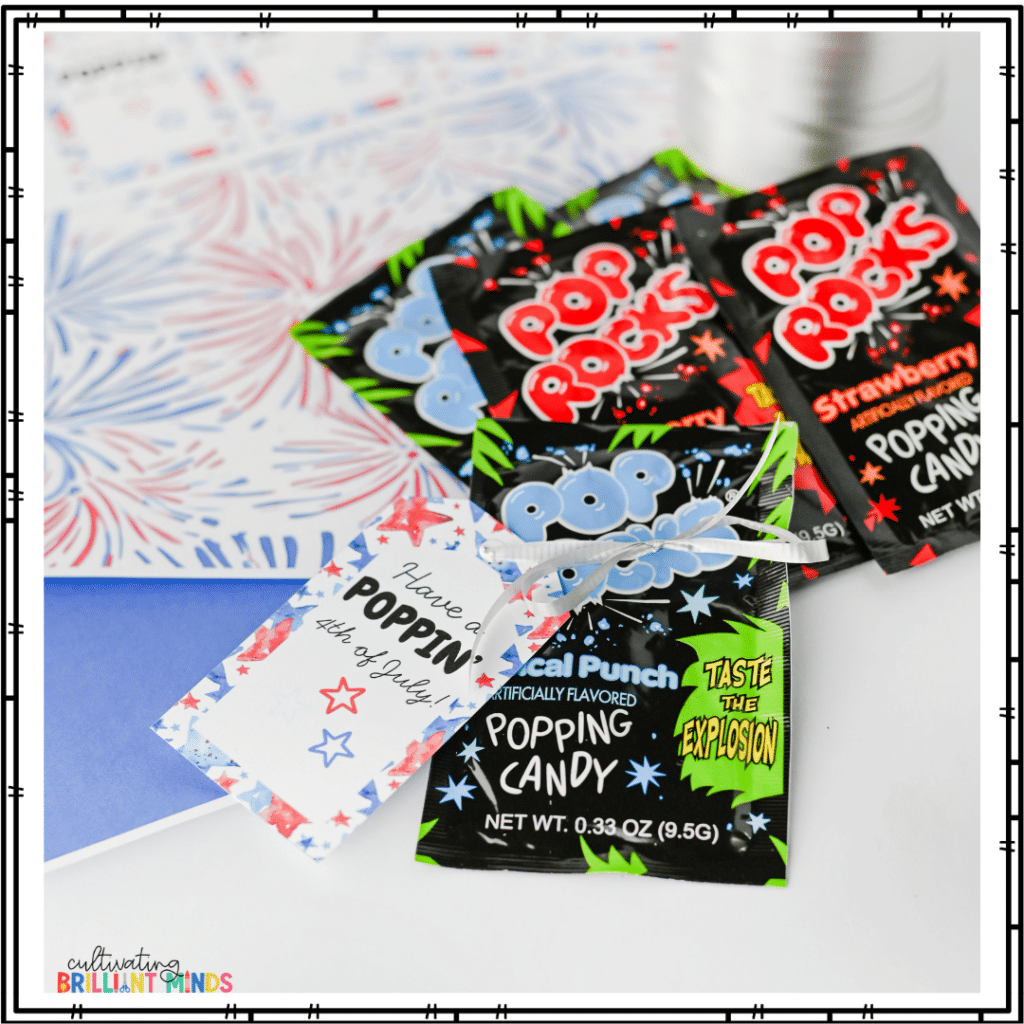 gift tags for the fourth of july