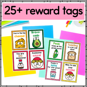 food-themed brag tags