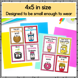 food-themed brag tags