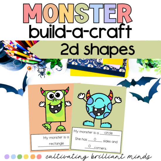 Build a Monster 2D Shape Craft