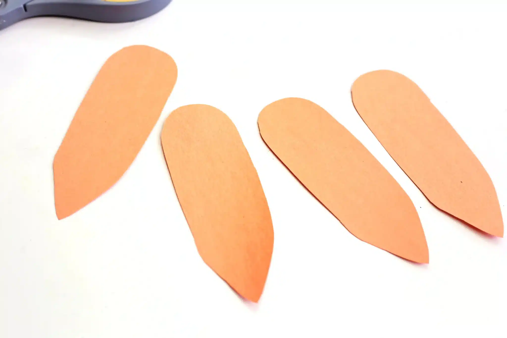 Carrot Garden Paper Plate Craft - Cultivating Brilliant Minds orange construction paper cut to look like carrots