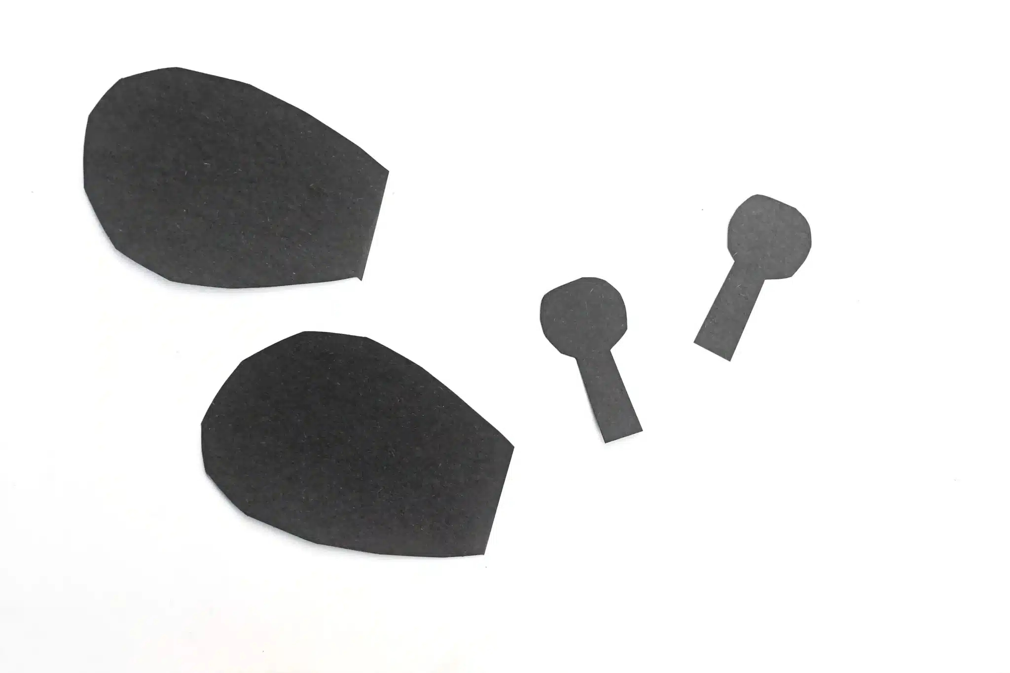 Letter B Bee Craft - Cultivating Brilliant Minds wings and antennae cut out of black construction paper