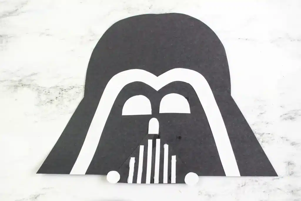 Darth Vader Hat - Cultivating Brilliant Minds a darth vader hat made out of construction paper for may the fourth be with you day