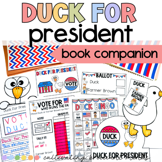 Duck for President book companion