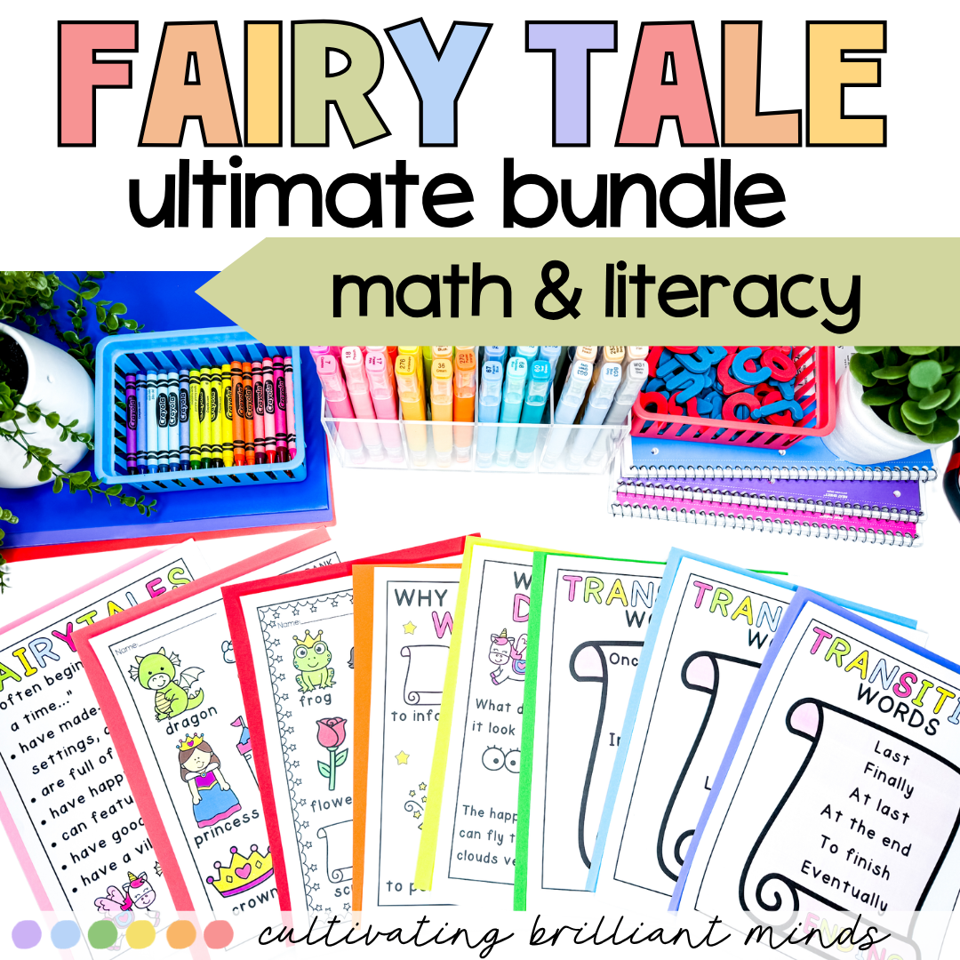 Fairy Tale Activities - Cultivating Brilliant Minds Fairy Tale Activities