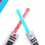 Felt Lightsaber Popsicle Holders - Cultivating Brilliant Minds a felt lightsaber popsicle holder that looks like a light saber