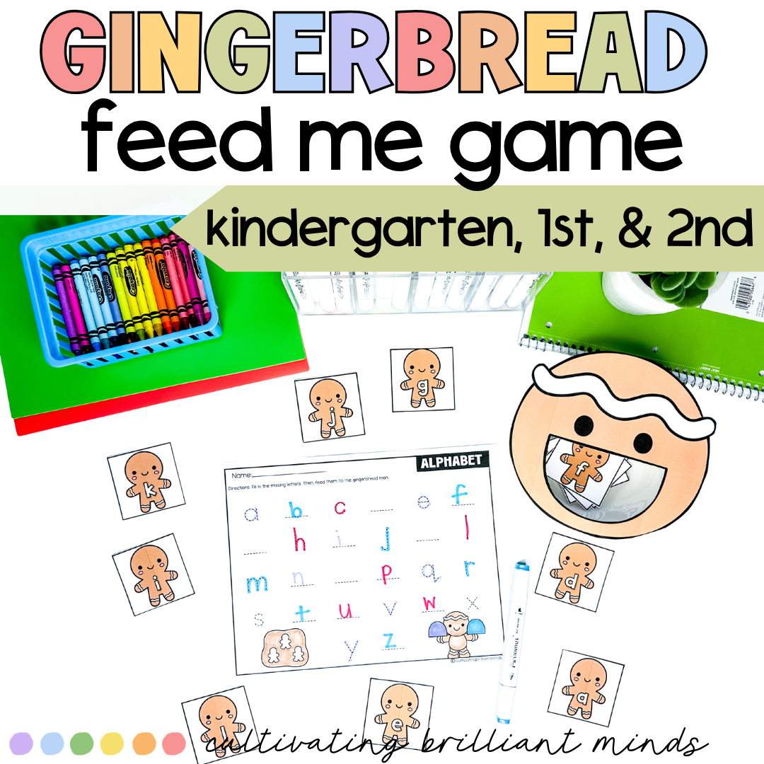 Gingerbread Feed Me Center 2 - Cultivating Brilliant Minds Gingerbread Feed Me Center