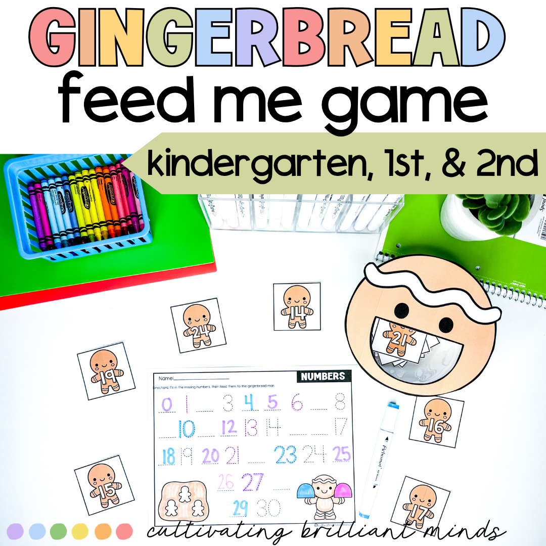 Gingerbread Feed Me Center 4 - Cultivating Brilliant Minds Gingerbread Feed Me Center