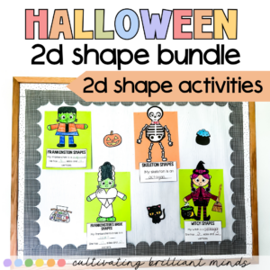 Halloween 2D Shapes Activities