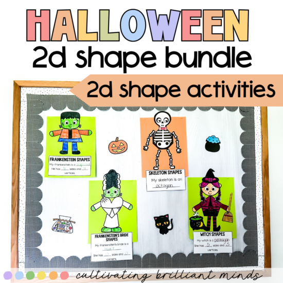 Halloween 2D Shapes Activities