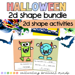 Halloween 2D Shapes Activities