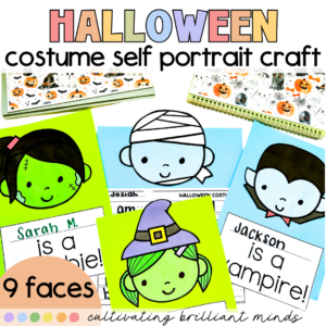 Halloween Self Portrait Craft