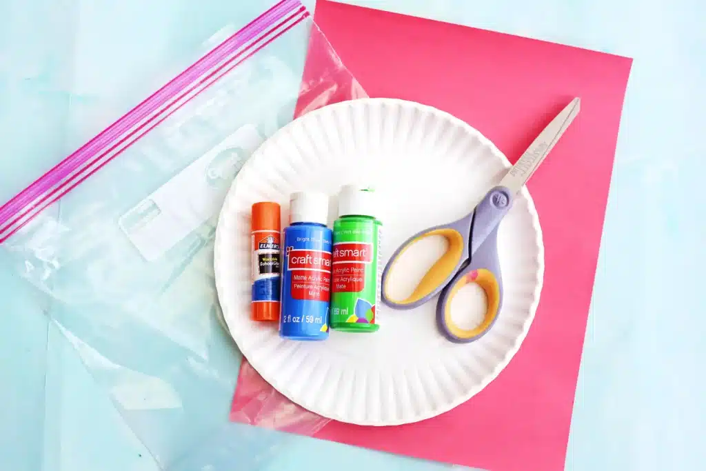 No-Mess Earth Day Painting - Cultivating Brilliant Minds supplies for the No-Mess Earth Day Painting