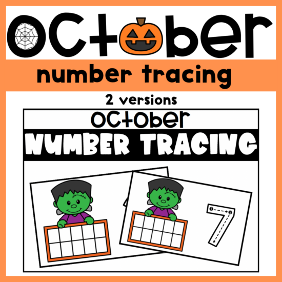 October Number Tracing