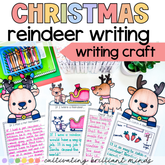 Reindeer Writing Crafts