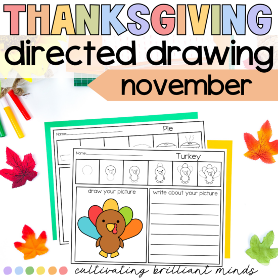 Thanksgiving Directed Drawing Worksheets