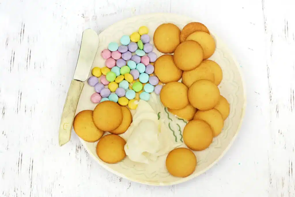 Vanilla Wafer Flower Cookies - Cultivating Brilliant Minds ingredients for the Vanilla Wafer Flower Cookies