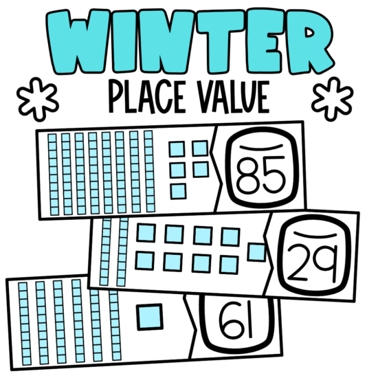 Winter Place Value Task Cards