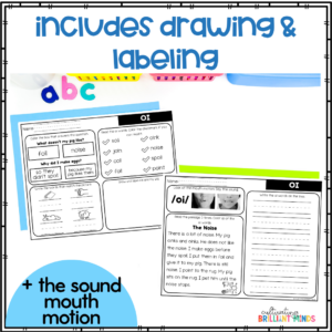 decodable diphthong oi reading passages with comprehension questions