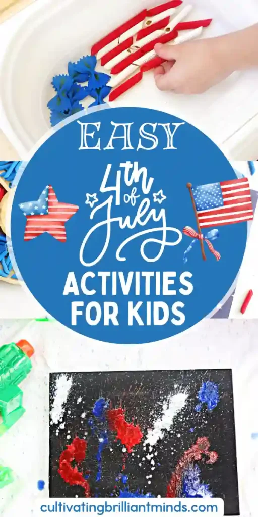 a collage of fourth of july activities for kids