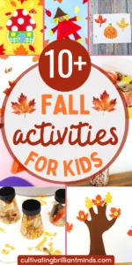 a collage of Fall Activities For Kids