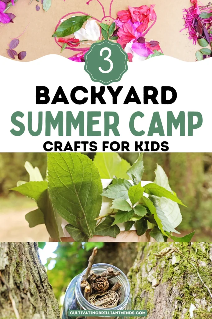Backyard Summer Camp crafts