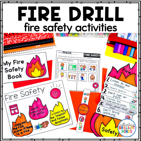 activities and crafts for fire drills and fire safety