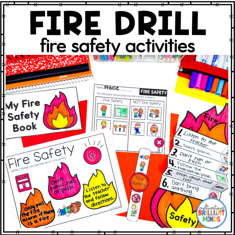 activities and crafts for fire drills and fire safety