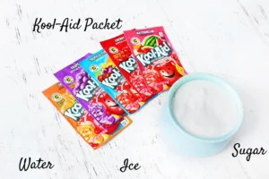 ingredients for the kool-aid slushie recipe