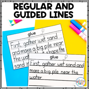 a sandcastle writing craft where kids build a sandcastle and then write about it