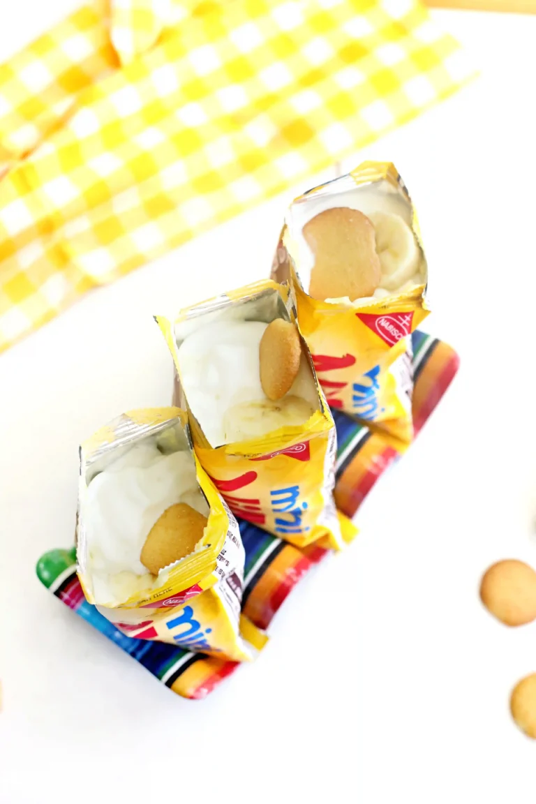 Walking Banana Pudding recipe that uses bags of nilla wafers, bananas, and vanilla pudding