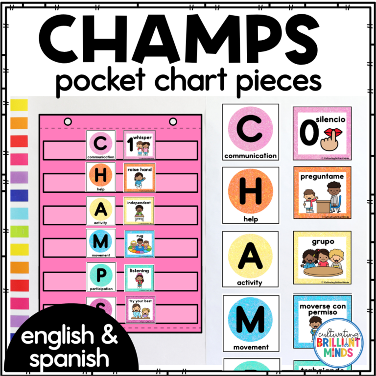champs posters for classroom management
