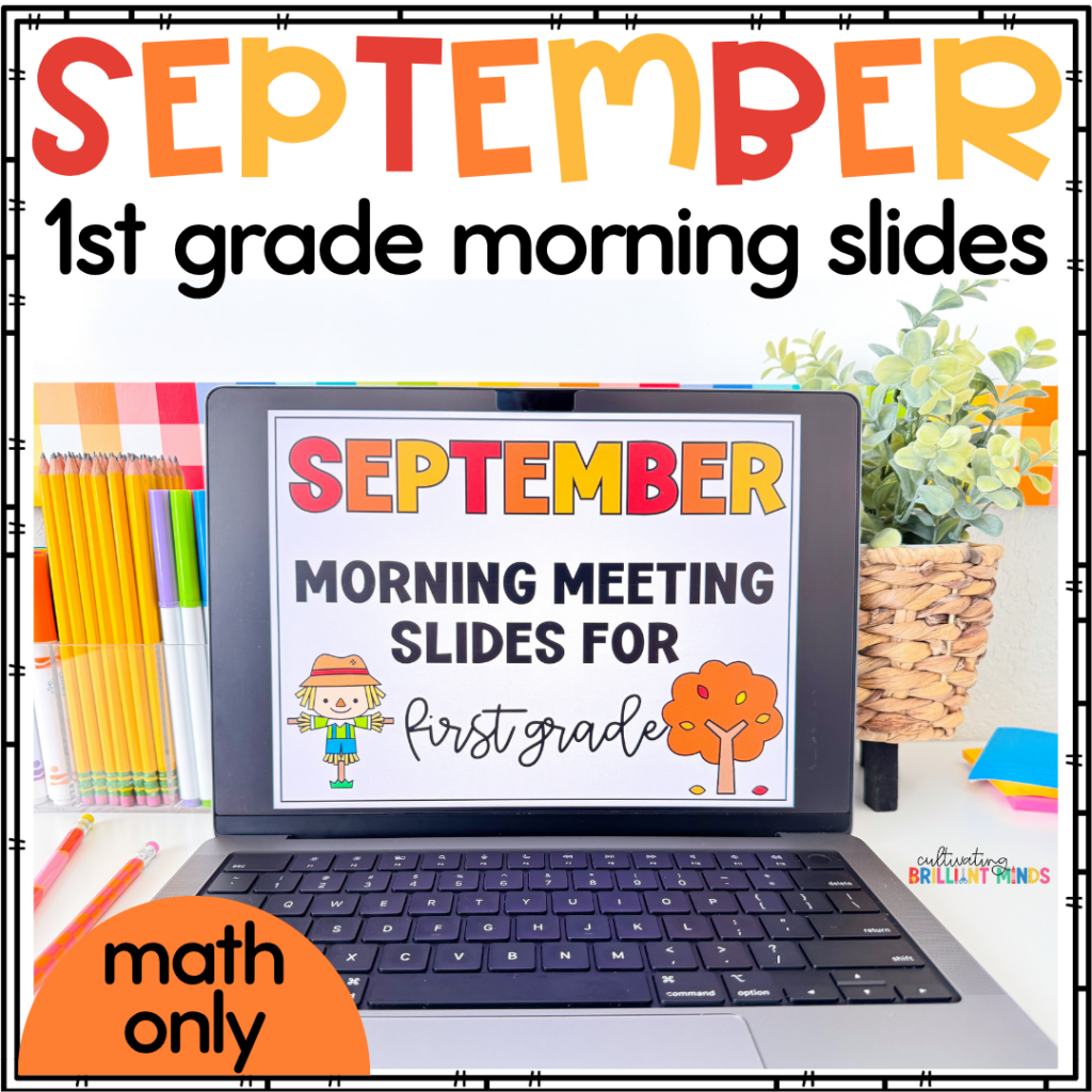 math morning meeting slides for september