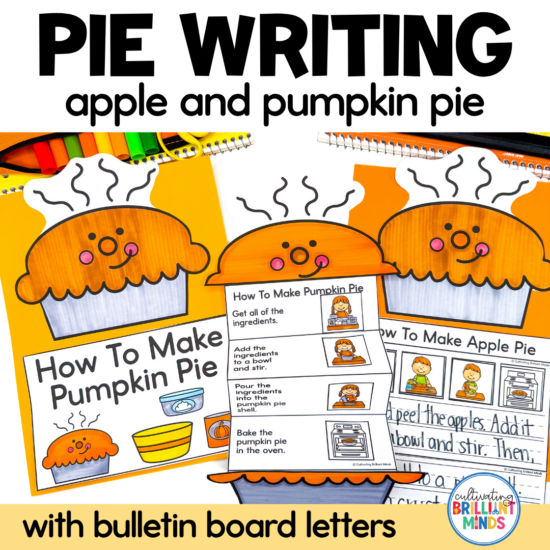 pie writing crafts